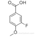 Ácido 3-fluoro-4-metoxibenzoico CAS 403-20-3